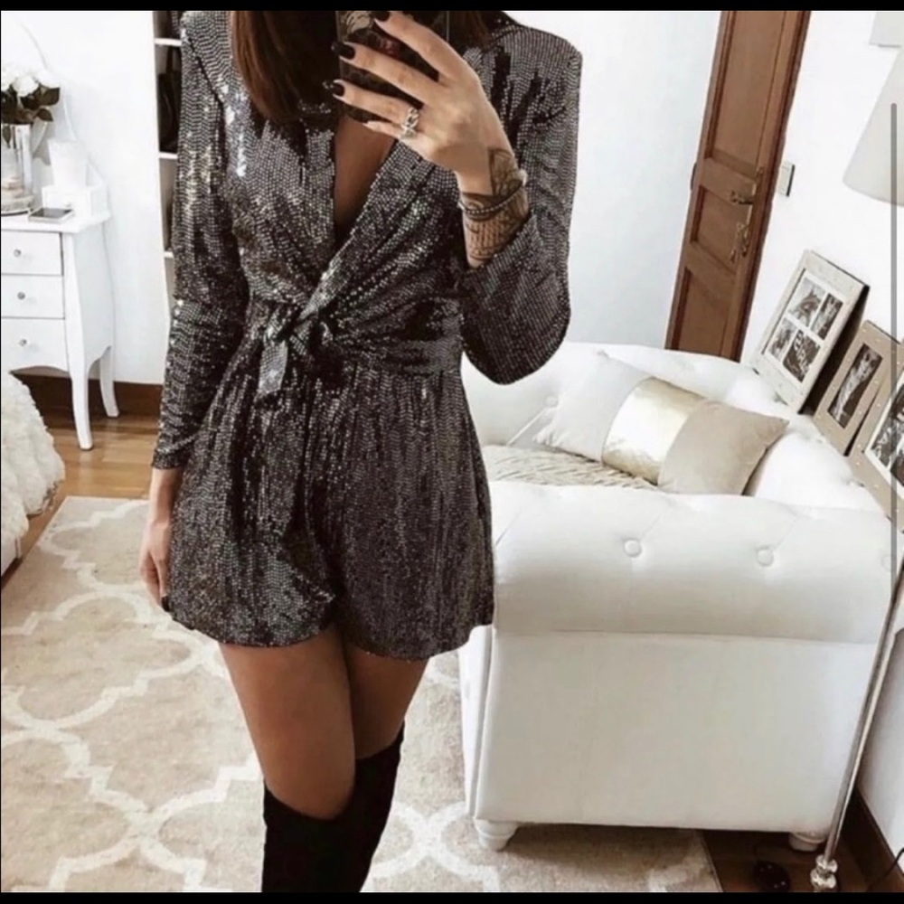 Zara blazer romper! Super cute for New Years!! NWT